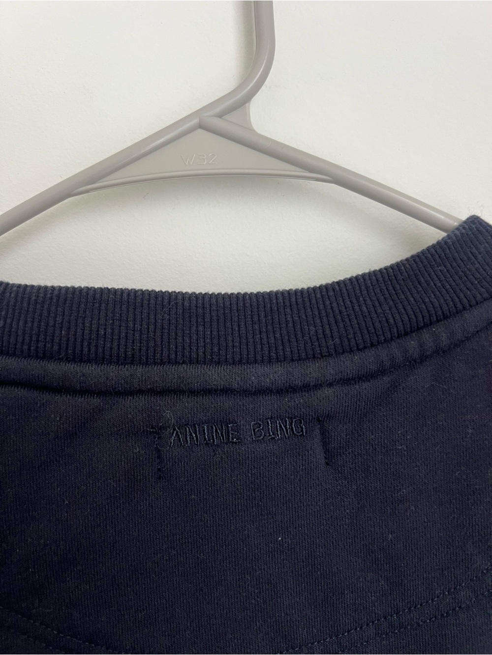 ANINE BING Tyler Sweatshirt In Pacific Blue Pullover Top Women's Medium - Picture 6 of 7